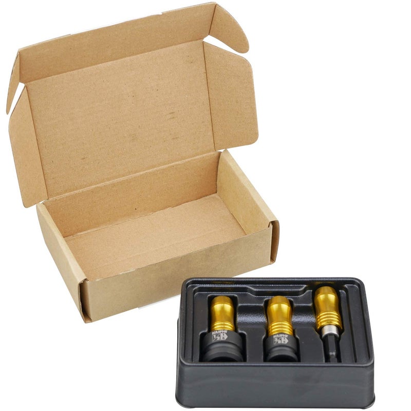 KAIFNT K354 Magnetic Screwdriver Bit & Screw Holder Socket Adapters, 3-Piece - Image 5